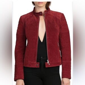 Bagatelle‎ NYC Genuine Leather Jacket Red size Medium